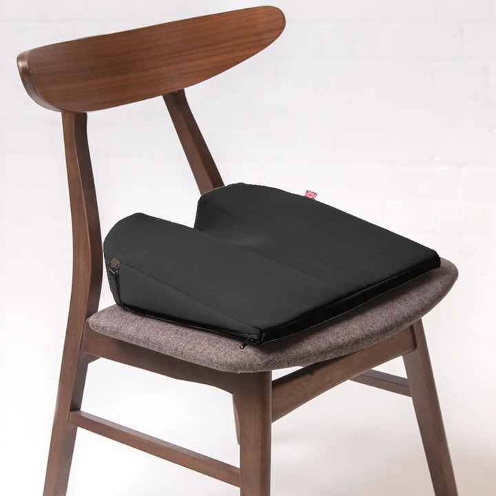 Car seat sitting wedge cushion office posture corrector with coccyx cut out 11° Degree Wedge Coccyx Cut Out - Putnams