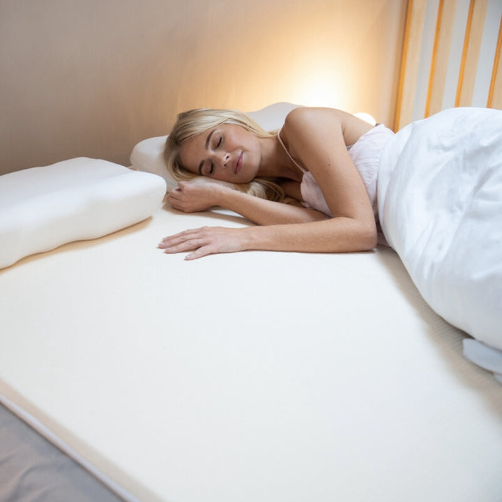Graphite Latex Mattress Topper - Putnams UK OEKO TEX natural 